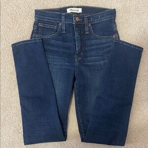 Madewell Dark Blue Skinny Jeans
